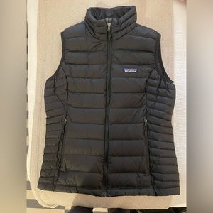 Patagonia down sweater vest black